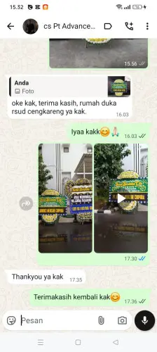 Testimonial Papan Bunga Pernikahan tangsimekar