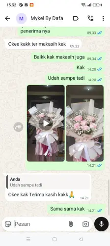 Testimonial Buket Bunga tangsimekar
