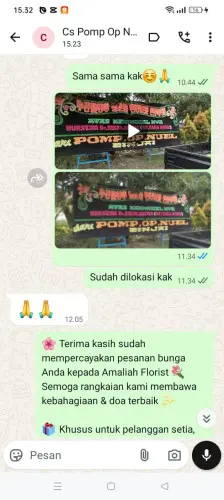 Testimonial Papan Bunga tangsimekar